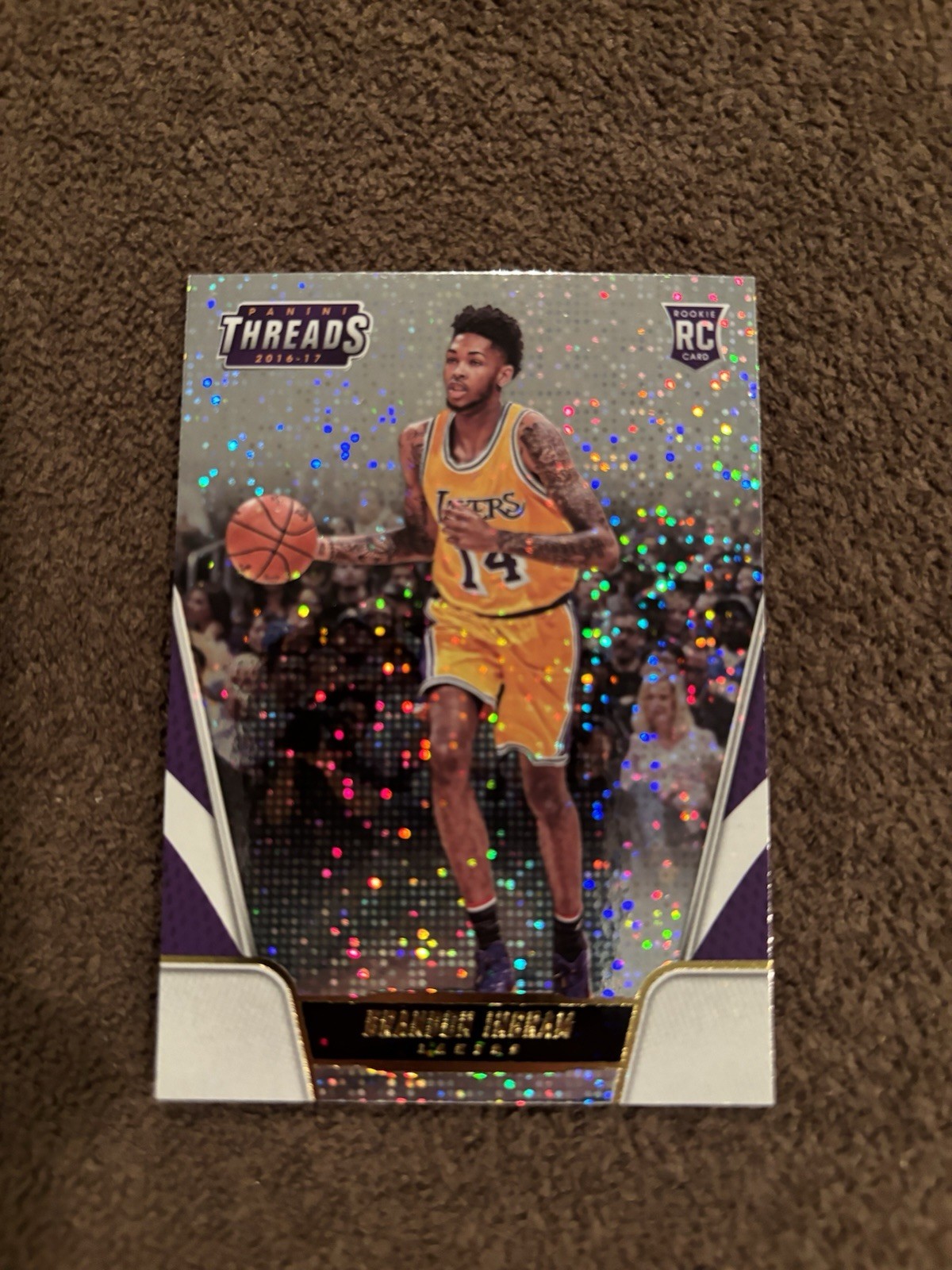 Brandon Ingram 2016-17 Panini Threads Dazzle RC #166
