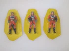 Kenner Star Wars Wedge Antilles Pilot LOT OF 3 NEW MOC from FALCON CARRY CASE