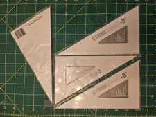 Lot de 4 règles triangulaires C-Thru Pro compagnie C Thru lot - S390 - 8