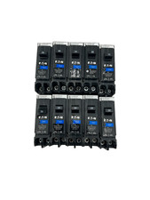 (10) Used Eaton BRP120DF Dual Purpose AFCI/GFCI Circuit Breaker 20A 1-Pole 120V