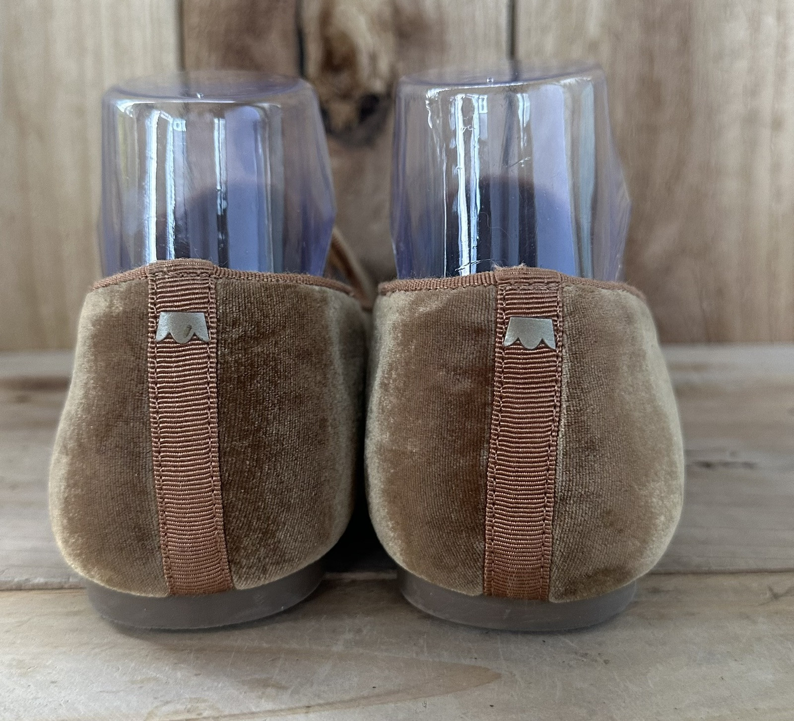 PANTOFOLA D’ORO Scarpe basse in velluto foderate in pelliccia Birdies taglia 7 5 ciabatte oro stellato supporto arco