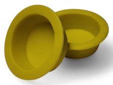 1.5oz Silicone Cup Yellow Bearded Dragon Crested Gecko Reptile Lizard Snake b...