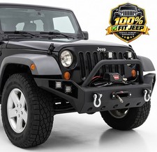 Full-width Front Bumperwinch Plateled Mountd-rings For 07-18 Jeep Wrangler Jk Full-width Front Bumperwinch Plateled Mountd-rings For 07-18 Jeep Wrangler Jk