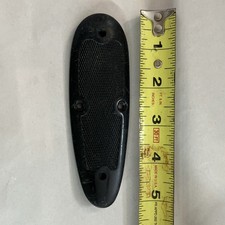 Remington 700 Black Plastic Butt Plate 4 Hole Pattern