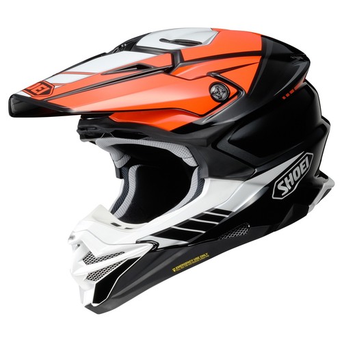 Shoei VFX-EVO Jammer Helmet (Medium, Orange (TC-8))