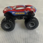 SPIDER-MAN Vtg 2001 Monster Jam Truck Original Hot Wheels Rare Marvel Series