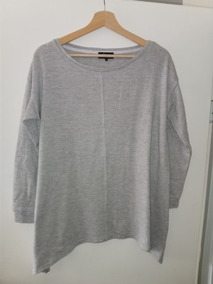 Grau locker ''Yfl by Reserved'' einfarbig Langarmshirt Longsleeve Pullover in M