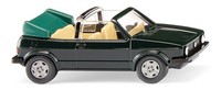 Wiking, Volkswagen Golf I Cabriolet Schwarz, 1/87, WIK004605