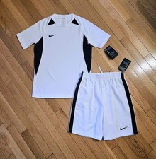 NEW Nike Youth Big Boy Unisex Dri-fit Tee Drawstring Short Set YL