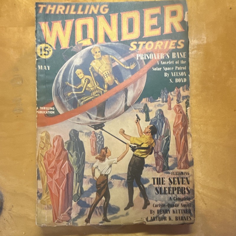 Thrilling Wonder Stories May Sci-Fi English Nelson S Bond Henry Kuttner