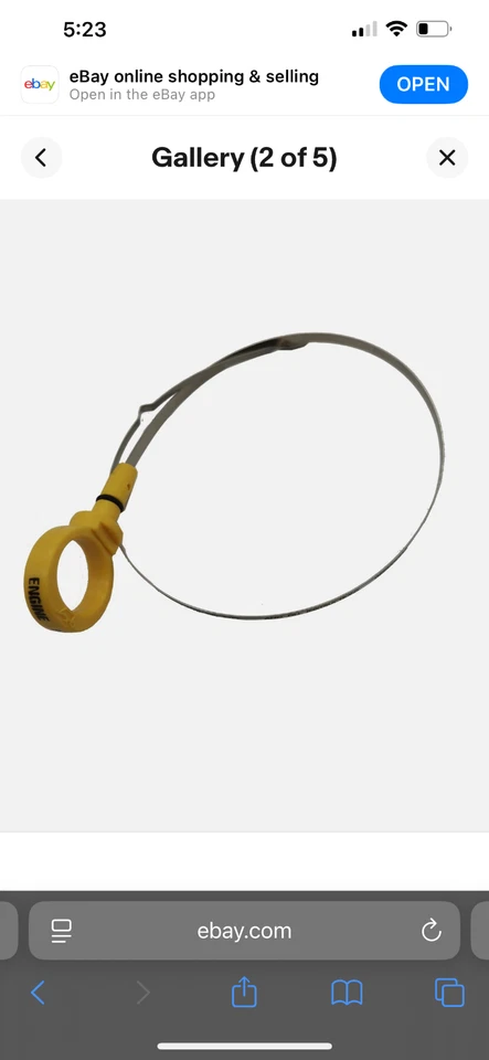 Nueva varilla de medición de aceite de motor 921-120 Chrysler Sebring 2010-07 Dodge Avenger 2010-08 Foto 3 de 4