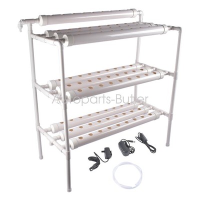 31.1'' Hydroponic Tower with Water Pump 60Hz 90 Planting Points for Vegetables