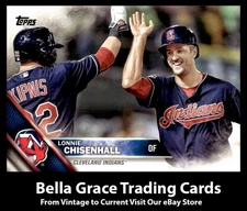 2016 Topps Lonnie Chisenhall #594 Cleveland Indians MLB Baseball 