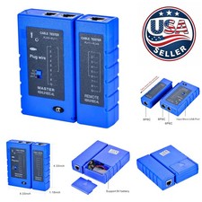 Professional-Grade RJ45/RJ11 RJ12 Network Cable Tester with Instant LED Feedback