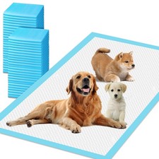 XXXXL Puppy Pee Pads for Dogs 31"x55" 40 Count, Extra Large Dog Pee Pads, Leak-P