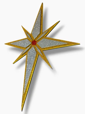 étoile pour sapin de Noël - Photo 1/4