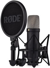 Rode NT1 5th Generation Condenser Microphone, Shock Mount, Black