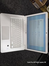 HP 14-ca010nr 14" HD Laptop Intel Celeron N3350 32GB eMMC 2GB- NO CHARGER
