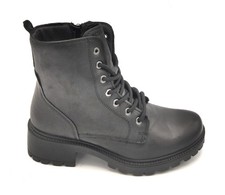 Igi  co 8662800 Ankle Boot Laced Black Leather Zipper Bottom C/Armoured 5/6