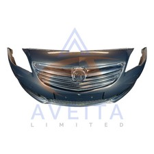 VAUXHALL Insignia 13-17 MK1 Facelift Grey Z190 Complete Front Bumper 23106391