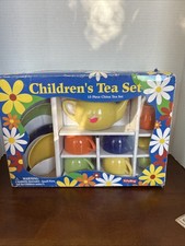 Schylling Children  s Play china Tea Set 13 pieces