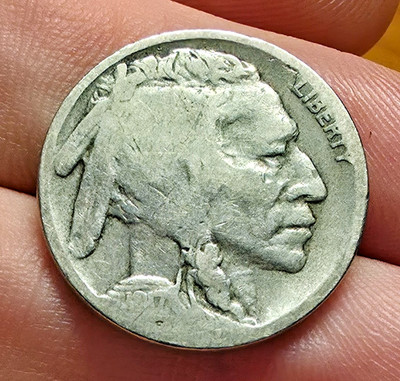 1917S Buffalo Nickel 2 Feathers variety FS-401 (2)