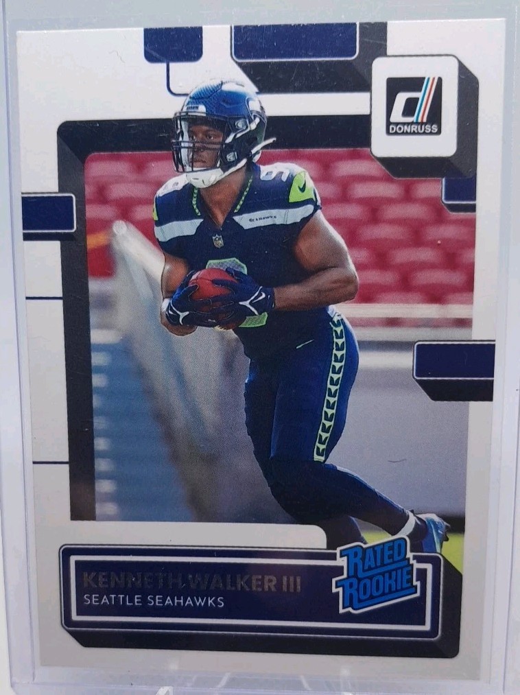 2022 Panini Donruss - Rated Rookie Kenneth Walker III #318 (RC)