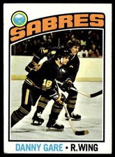 1976-77 Topps Hockey Card Danny Gare Buffalo Sabres #222 EX