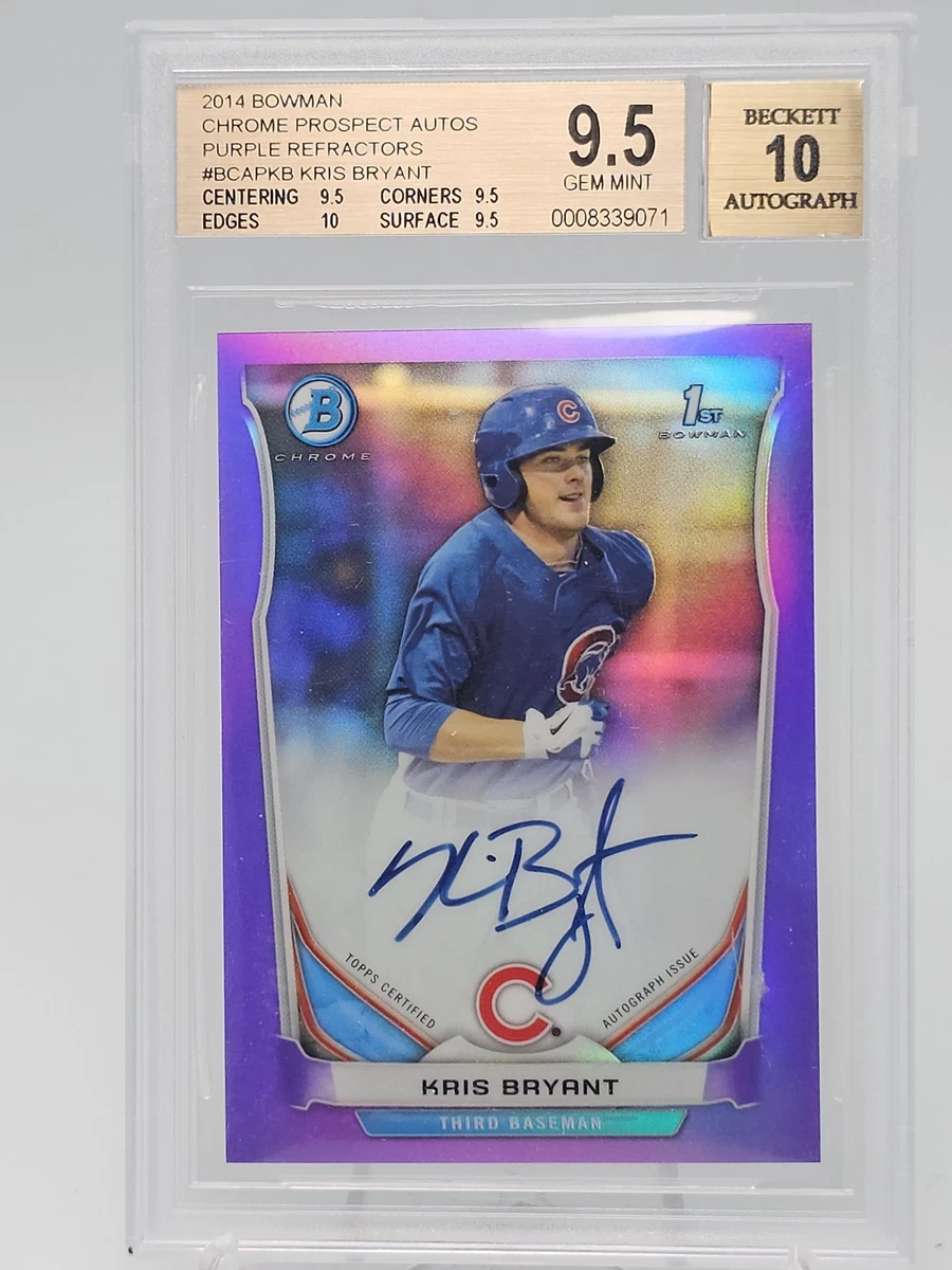 Kris Bryant Rookie Baseball Trading Cards for sale | eBay