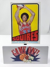 1972-73 Topps Basketball #195 Julius Erving RC Rookie Squires HOF Poor sc