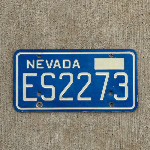 1974 Nevada License Plate Auto Tag 2 Vintage Garage ES 2273