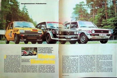 Sport Auto 08/1977 Renault R 5 Alpine mit 95PS besser als...?