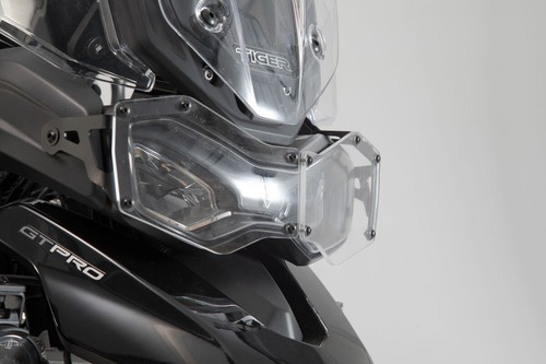 SW-MOTECH Protector de luces delanteras soporte con pantalla compatible con TRIU - Imagen 2 de 10