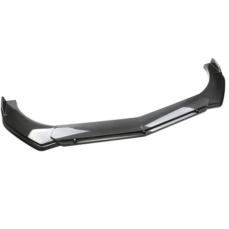 For Chevrolet Chevy S10 Front Bumper Lip Spoiler Splitter Strut Rod Carbon Fiber Foto 4 de 4