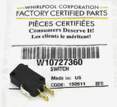  ️Genuine OEM Whirlpool Microwave Door Interlock Switch W10727360