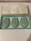 Vintage Ben Rickert X 3 Green Sculptured Swan Soaps 4oz. each New In Box — photo 4