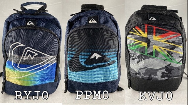 Boy's QUIKSILVER 'Chompine' Printed Small 12L Backpack - Choose color Boy's QUIKSILVER 'Chompine' Printed Small 12L Backpack - Choose color