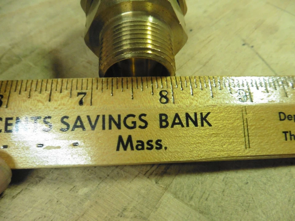 gastite Compression adapter 3/4" to 1" straight Iapmo brass usa 11 DN20 17 26 - Image 2 of 4