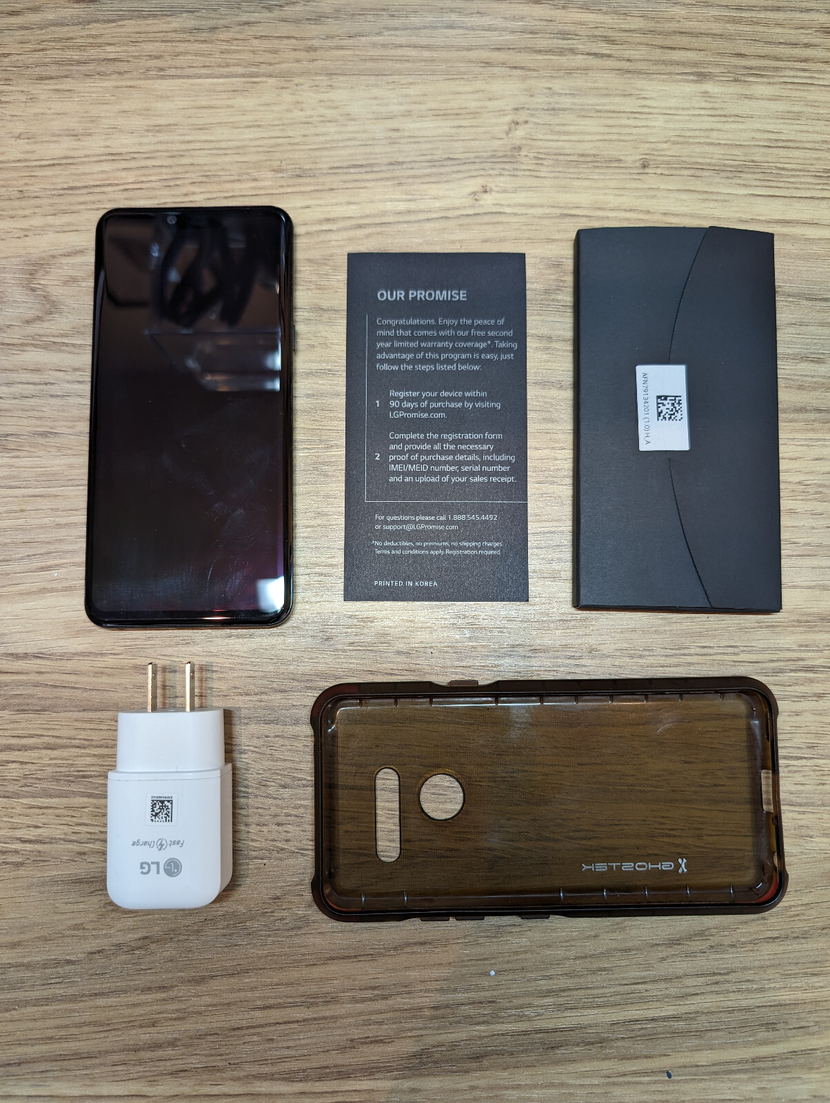 LG G8 ThinQ - 128GB - Aurora Black (Unlocked) (Single SIM) with Alexa Hands-Free