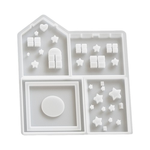 House Silicone Mold for Making Gingerbread Holiday Christmas - Picture 11 of 13