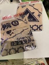 Rękawy do tatuażu dwa nowe Zabawa do noszenia Wolf Pack kostium ramiona cover up