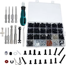 1000Pcs RC Screw Kit and RC Screwdrivers, RC Tool Kit for Traxxas Axial Redcat A