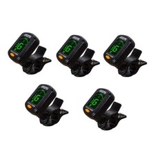 Lots of 5pcs AROMA AT-01A Clip-on Tuner 360 Degrees Free Rotation Multi-Function