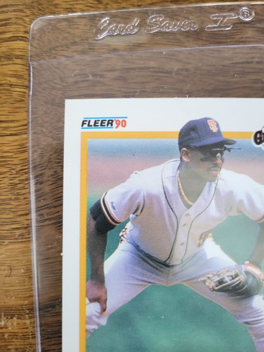 1990 Fleer - #74 Jose Uribe RARE ERROR CARD WRONG DATE OF BIRTH