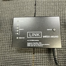MSTR Brand LINK SW4X1-4KUHD 4x1 4K HDMI Switcher