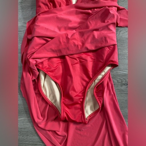 Magicsuit MiracleSuit Celine One Piece Swim Dress Coral - Picture 5 of 9