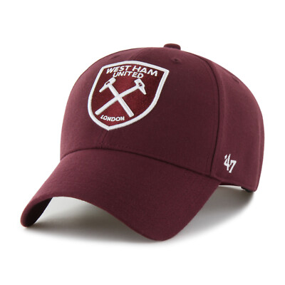 Cappellino West Ham United FC - Blu Navy Con Stemma Ricamato - Taglia Unica Regolabile