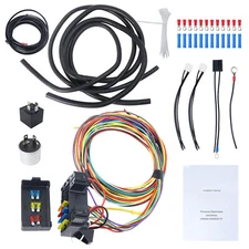 8 Circuit Wire Wiring Harness Street Rat Hot Rod Basic Starter Kit