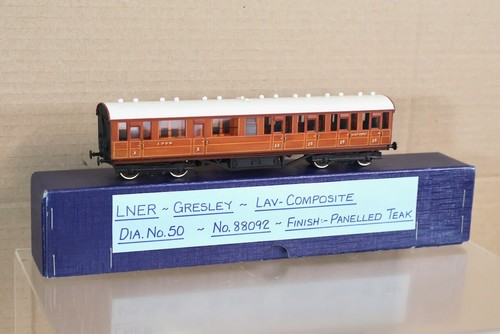 LAWRENCE SCALE MODELLE RAINGER KIT GEBAUT LNER COMPOSITE LAV COACH 88092 ol | Zustand: Used