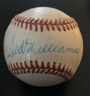 Ted Williams Signed American League Baseball - Boston Red Sox